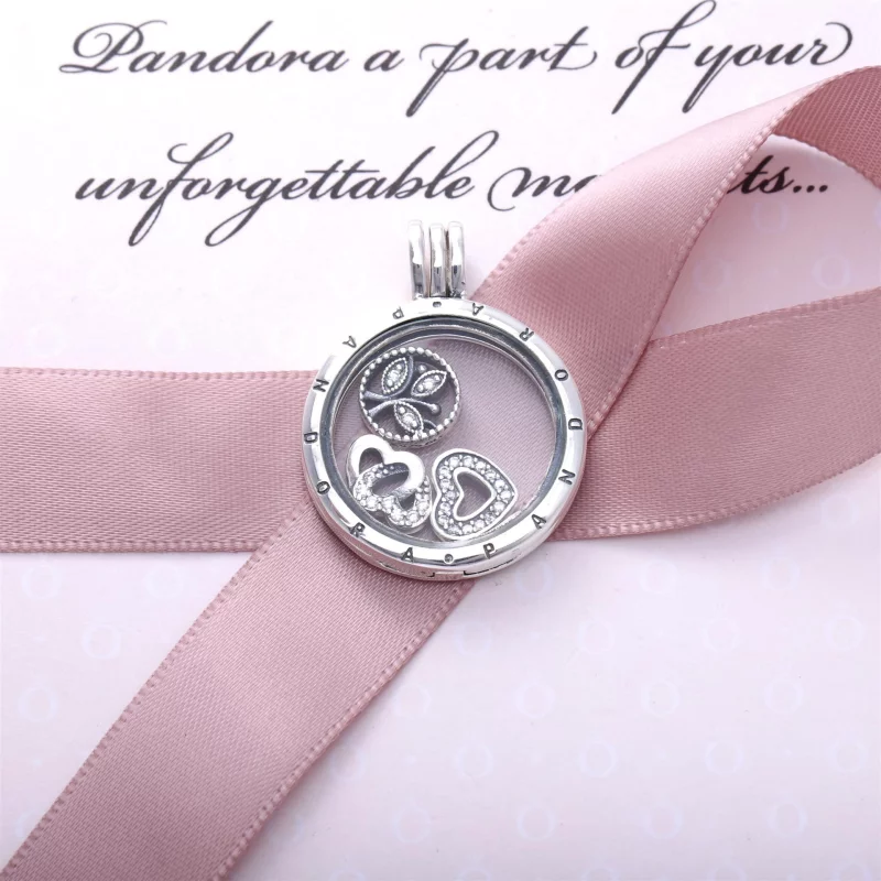 (תמונה ל-) שרשרת כסף לוקט בינוני pandora עם פטיט אלמנט R800064 - הצג 4