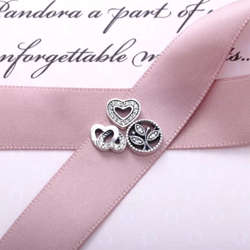 (תמונה ל-) שרשרת כסף לוקט בינוני pandora עם פטיט אלמנט R800064 - הצג 5