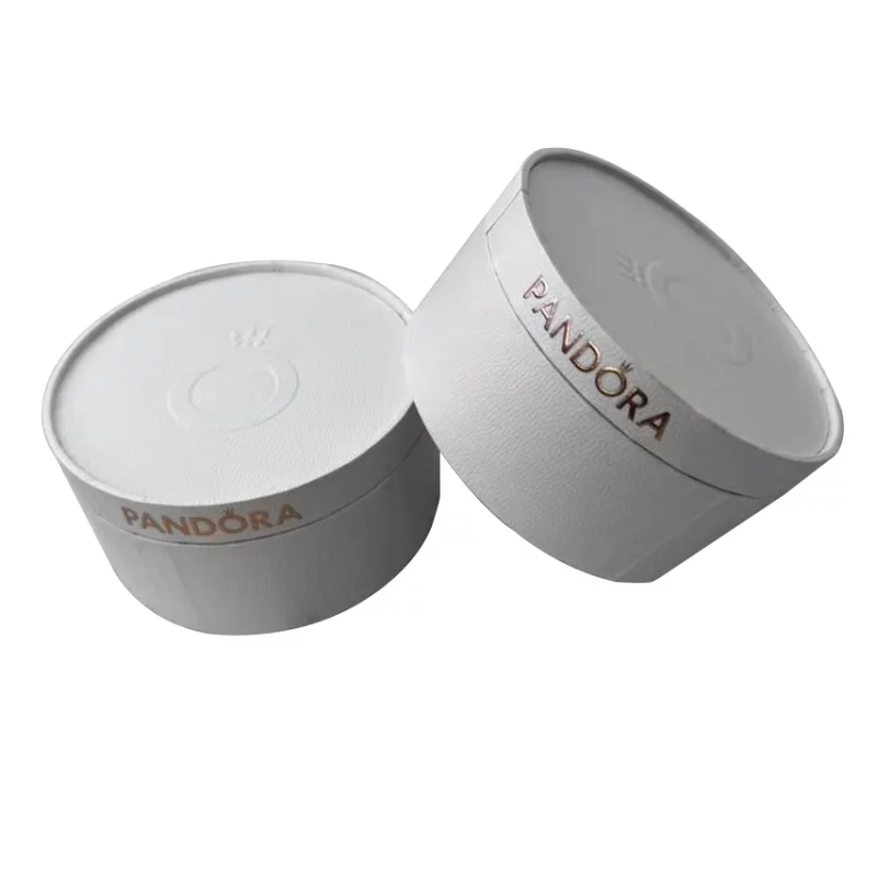 (תמונה ל-) קופסת נסיעות מעור דמוי עור Pandora White Circle - PG_003 - הצג 3