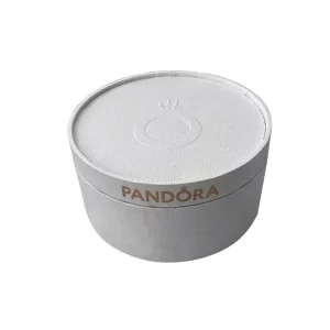 קופסת נסיעות מעור דמוי עור Pandora White Circle - PG_003 (תמונה ל-) קופסת נסיעות מעור דמוי עור Pandora White Circle - PG_003