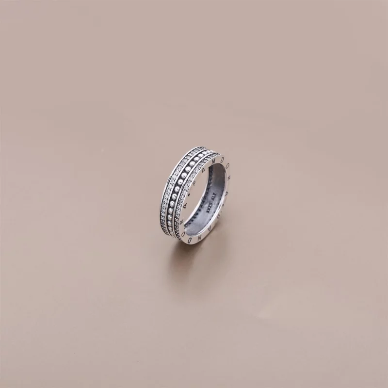 (תמונה ל-) טבעת כסף PANDORA לנצח - 190962CZ - הצג 2