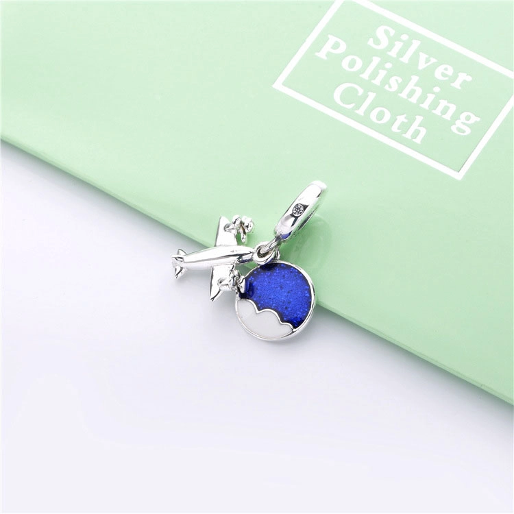 (תמונה ל-) תליון כסף מטוס פרופלור - 798027CZ - צ'ארמס PANDORA - הצג 2