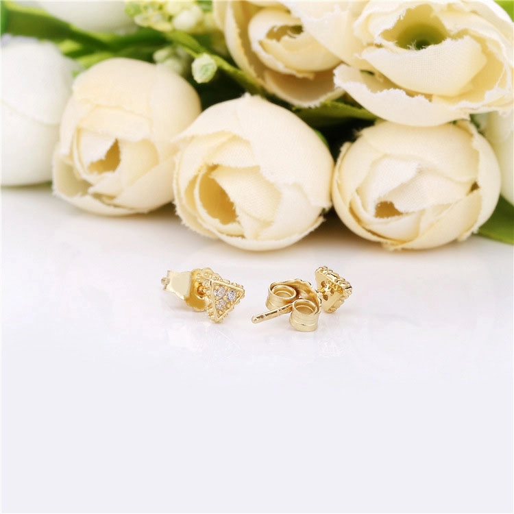 (תמונה ל-) עגילי SHINE משולשים נוצצים - 268030CZ - PANDORA - הצג 4
