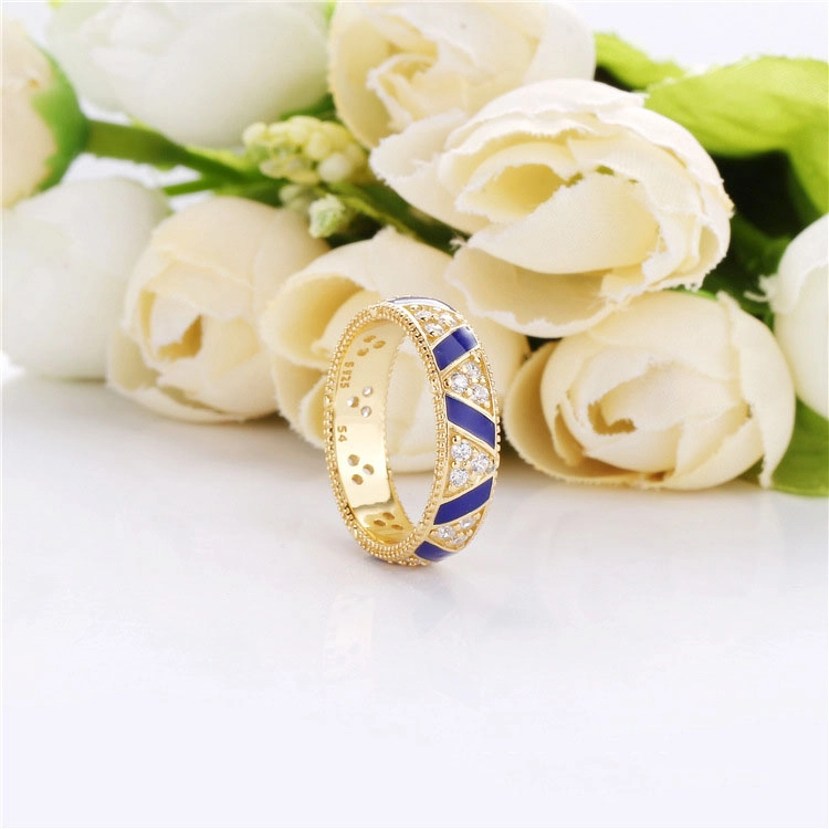 (תמונה ל-) טבעת SHINE עבה פסים אקזוטיים - 168057CZ - טבעות PANDORA - הצג 2