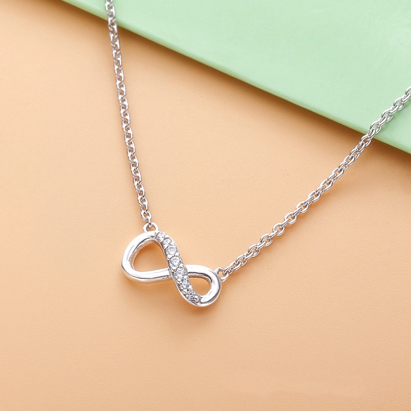 (תמונה ל-) פנדורה שרשרת Sparkling Infinity - 398821C01 - הצג 2