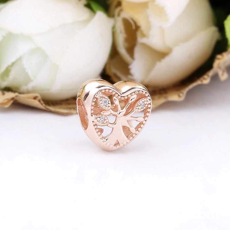 (תמונה ל-) פנדורה צ'ארמ Openwork Family Tree Heart - 788826C01 - הצג 2
