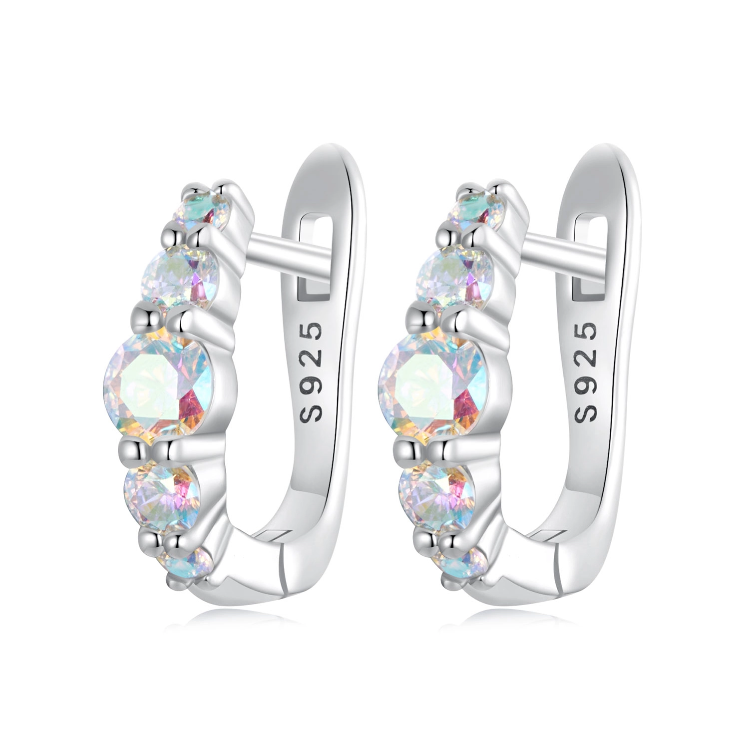 (תמונה ל-) עגילים צבעוניים בסגנון PANDORA - BSE960