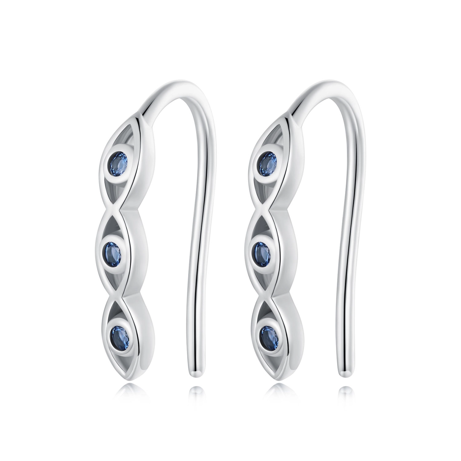 (תמונה ל-) עגילי PANDORA Style Devil Eye - SCE1695