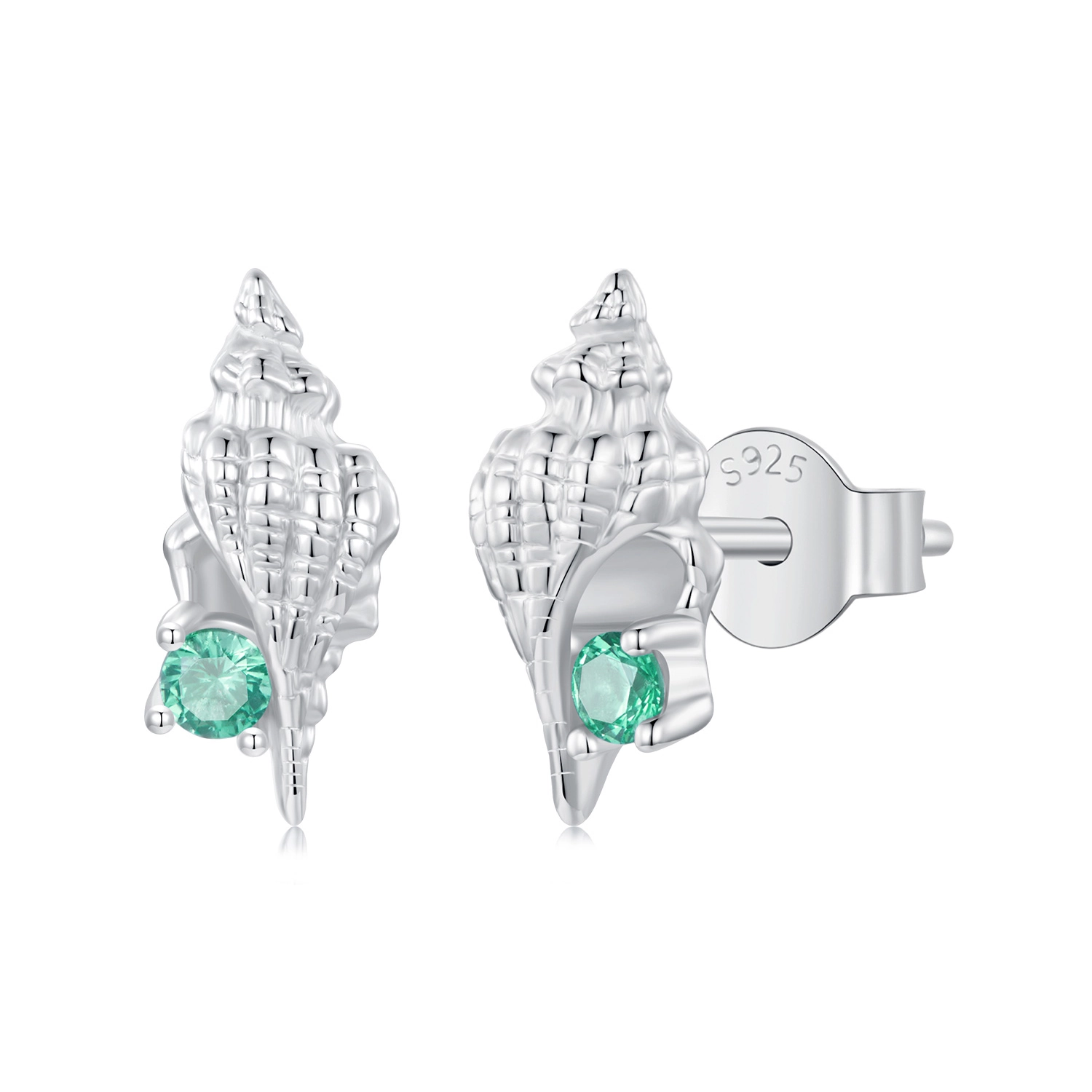 (תמונה ל-) עגילי PANDORA Style Conch - BSE1010